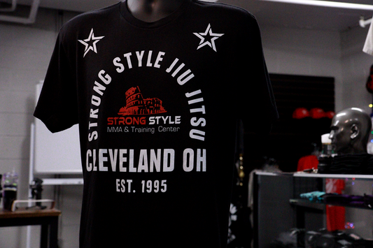 Black Strong Style Jiu Jitsu T-Shirt